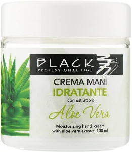 Parisienne Italia Крем для рук з алое вера Parisienne Black Professional Line Moisturizing Hand Cream With Aloe Vera Extract