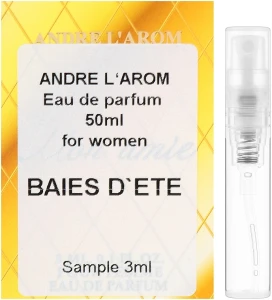 Andre L'arom Andre L`Arom Lovely Flauers "Baise d ete" Парфумована вода (пробник)