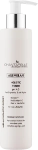 Chantarelle Очищувальний, освітлювальний і омолоджувальний тонік Agemelan Holistic Toner pH 4.5