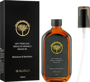 Beausella Арганова олія для обличчя, тіла та волосся Absolute Monaco Argan Oil Moisture & Nutrition