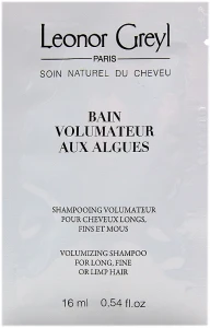 Leonor Greyl Шампунь з водоростями для надання об'єму Bain Volumateur aux Algues (пробник)