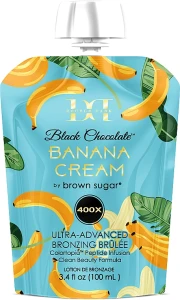 Tan Incorporated Крем для солярію з ультратемними бронзантами Double Dark Black Chocolate Banana Cream 400X (дой-пак)