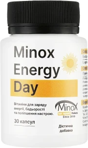MinoX Дієтична добавка "Мультиактивний стимулятор для енергії та настрою" Energy Day