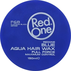RedOne Аквавіск для волосся ультрасильної фіксації Aqua Hair Wax Blue