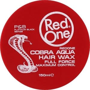 RedOne Аквавіск для волосся ультрасильної фіксації Cobra Aqua Hair Wax