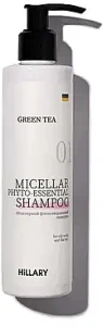 Hillary Міцелярний фітоесенціальний шампунь Green Tea Green Tea Micellar Phyto-essential Shampoo