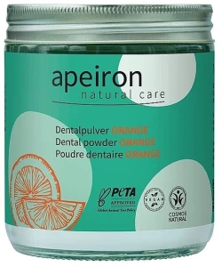 Apeiron Зубна паста у порошку "Апельсин" Dental Powder Orange