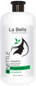 La Bella Шампунь для волосся "Кропива з кератином" Nettle Shampoo