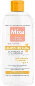 Mixa Міцелярна вода для обличчя Niacinamide Glow