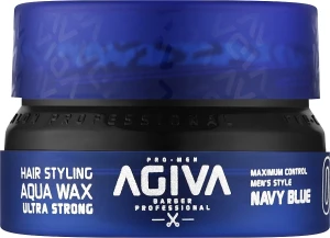 Agiva Віск для волосся Styling Hair Aqua Wax Ultra Strong Navy Blue 02