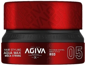 Agiva Віск для укладання волосся Styling Hair Aqua Wax Mega Strong Red 05