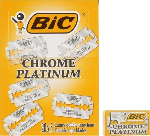 BIC Набір лез для станка "Chrome Platinum", 100 шт.
