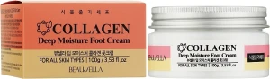 Beausella Глибоко зволожувальний крем для ніг і ліктів з колагеном Collagen Deep Moisture Foot Cream