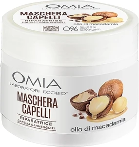 Omia Laboratori Ecobio Маска для волосся "Олія макадамії" Macadamia Oil Hair Mask