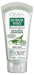 Omia Laboratori Ecobio Скраб для обличчя з алое вера Omia Labaratori Ecobio Aloe Vera Face Scrub