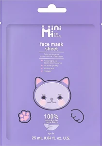 MiniMi Тканинна маска для обличчя "Лаванда" Sheet Face Mask