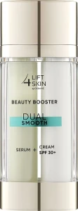 Lift4Skin Сироватка з ніацинамідом + крем із SPF 30+ 2 в 1 Lift 4 Skin Beauty Booster Dual Smooth 10% Niacynamid Serum + Cream SPF30+