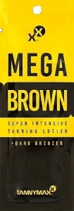 Tannymaxx Лосьйон для засмаги бронзувальний Mega Brown Super Intensive Tanning Lotion + Dark Bronzer (пробник)