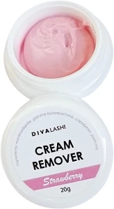 Divalashpro Cream Remover Кремовий ремувер для вій з ароматом полуниці