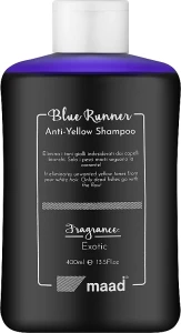 Maad Шампунь для волосся "Антижовтий ефект" Blue Runner Anti-Yellow Shampoo