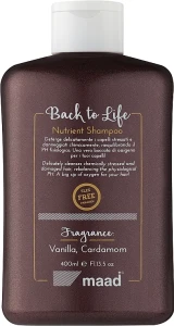 Maad Шампунь живильний для відновлення волосся Back To Life Nutrient Shampoo