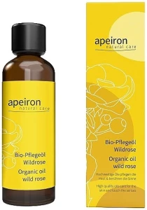 Apeiron Органічна олія дикої троянди Organic Wild Rose Oil