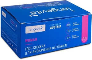 Longevita Тест-смужка для визначення вагітності №25 Woman