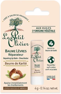Le Petit Olivier Зволожуючий бальзам для губ Масло Ши Ultra moisturising lip balm with fair trade Shea butter