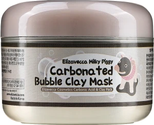 Elizavecca Маска для обличчя глиняно-бульбашкова Face Care Milky Piggy Carbonated Bubble Clay Mask