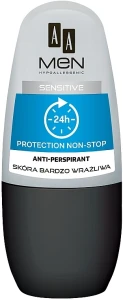 AA Кульковий дезодорант Cosmetics Men Protection Non-Stop 24h Anti-Perspirant Sensitive