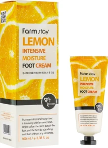 FarmStay Крем для ніг, з екстрктом лимона Lemon Intensive Moisture Foot Cream