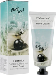 FarmStay Крем для рук, з екстрактом чорних перлів Visible Difference Hand Cream Black Pearl