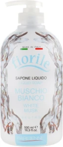 Parisienne Italia Рідке мило "Білий мускус" Fiorile White Musk Liquid Soap
