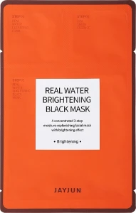 JayJun Маска для обличчя Real Water Brightening Black Mask