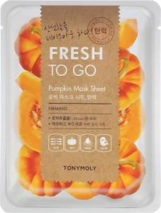 Tony Moly Тканинна маска з екстрактом гарбуза Fresh To Go Mask Sheet Pumpkin