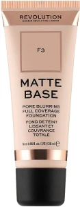 Makeup Revolution Matte Base Foundation Тональна основа