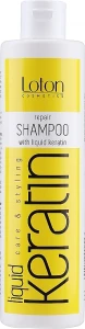 Loton Відновлювальний шампунь з рідким кератином Shampoo With Liquid Keratin