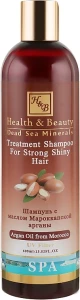 Health And Beauty Шампунь для здоров'я і блиску волосся з маслом араган Argan Treatment Shampoo for Strong Shiny Hair