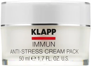 Klapp Крем-маска для обличчя "Антистрес" Immun Anti-Stress Cream Pack