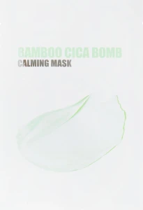 Заспокійлива тканинна маска з бамбуком і центелою для обличчя - Medi peel Bamboo Cica Bomb Calming Mask, 25 мл, 10 шт