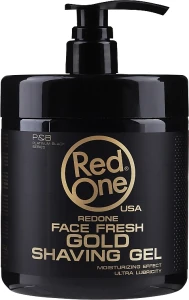 RedOne Гель для гоління Red One Professional Men Face Fresh Shaving Gel Gold