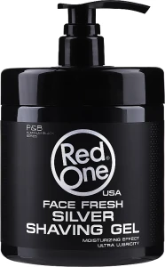 RedOne Гель для гоління Red One Face Fresh Shaving Gel Silver
