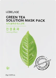 Lebelage Тканинна маска для обличчя Green Tea Solution Mask