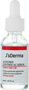 J'sDerma Сироватка для проблемної шкіри обличчя Acnetrix Control AC Serum