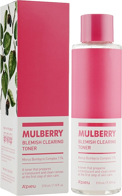 A'pieu Очищающий тонер для проблемной кожи лица Mulberry Blemish Clearing - фото N2