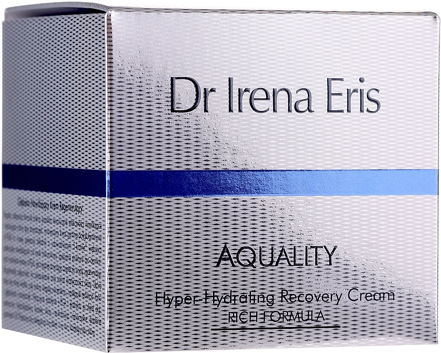 Dr Irena Eris Інтенсивно зволожувальний крем для обличчя Aquality Hyper-Hydrating Recovery Cream Rich Formula - фото N1