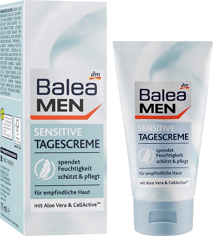 Balea Дневной крем для чувствительной кожи Men Sensitive Cream - фото N2