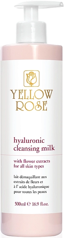 Yellow Rose Очищувальне молочко з гіалуроновою кислотою Hyaluronic Cleansing Milk - фото N2