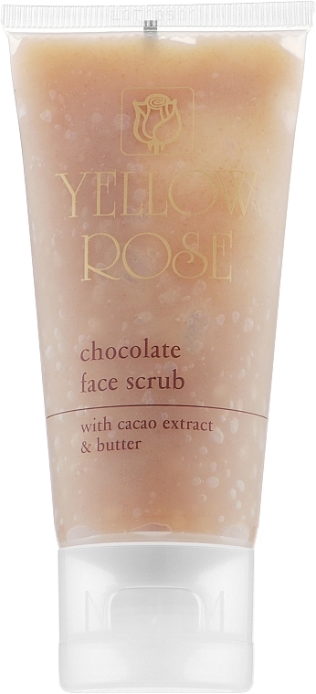 Yellow Rose Энергетический шоколадный скраб Chocolate Face Scrub - фото N1