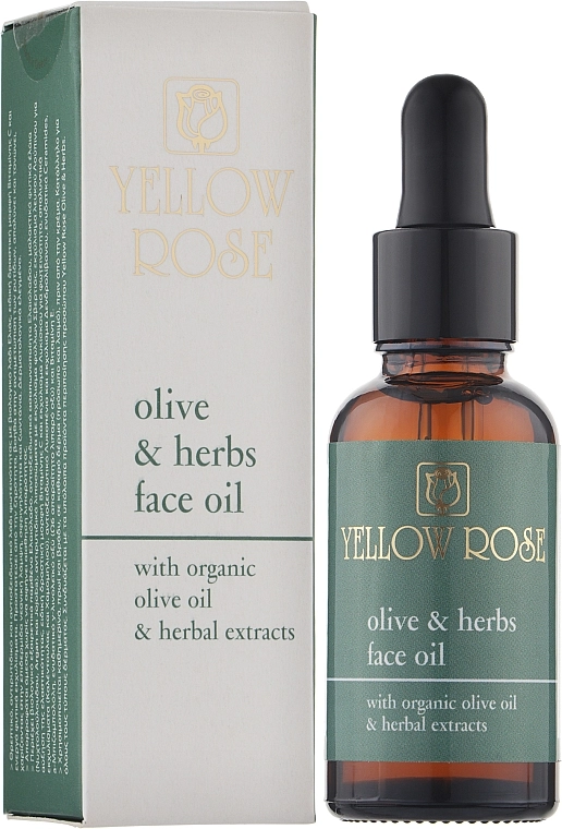 Yellow Rose Масло для лица Olive And Herbs Face Oil - фото N2